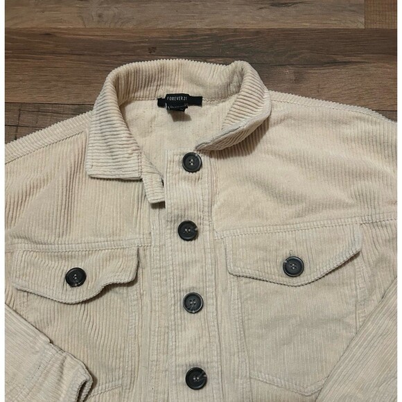 Forever 21 Corduroy Cropped Jacket - Picture 2 of 3